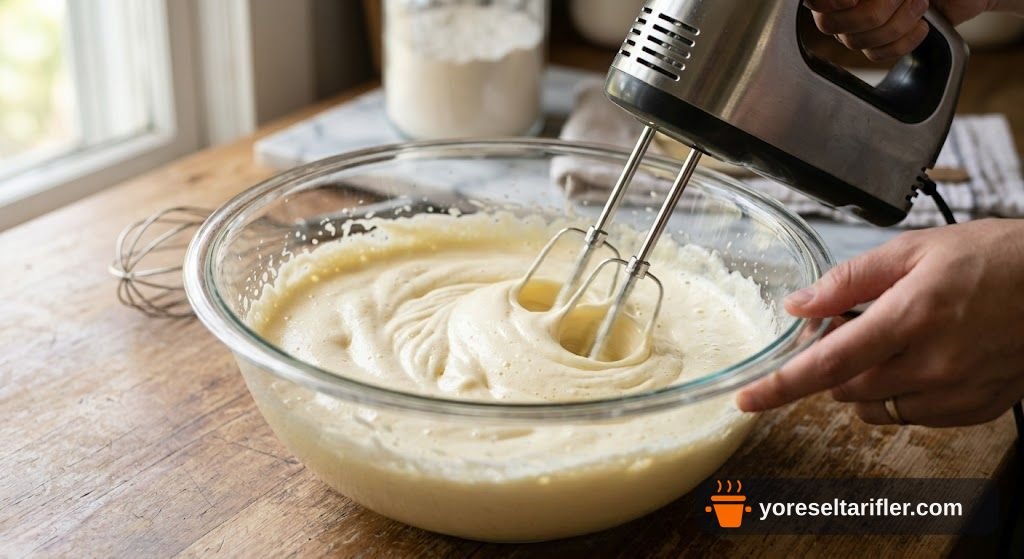 Bisküvili Kremşantımlı Yaş Pasta Tarifi — Adım 1