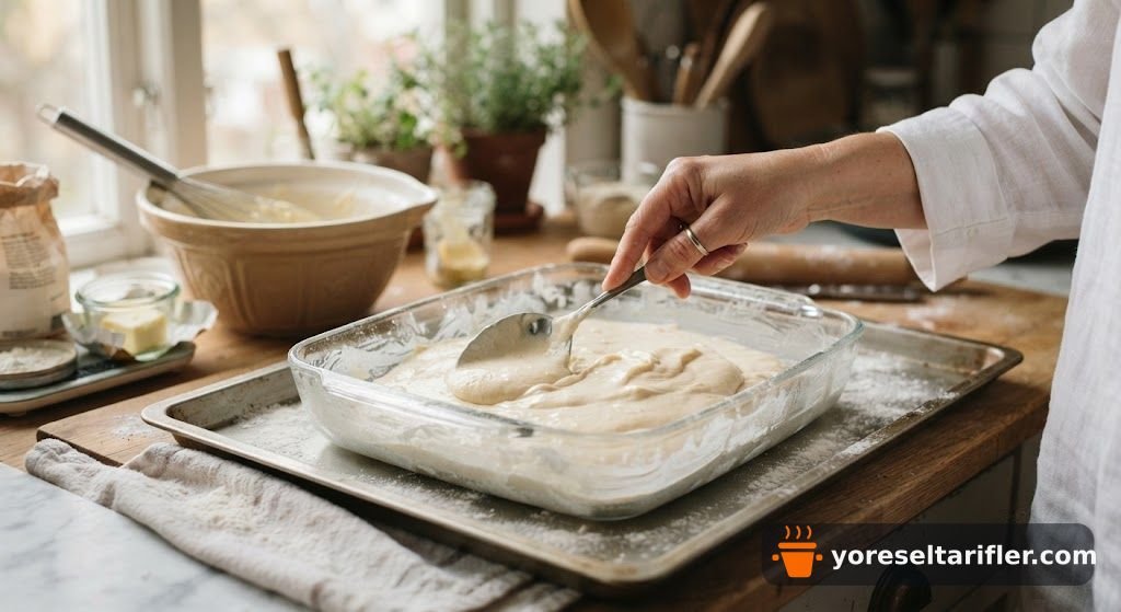 Bisküvili Kremşantımlı Yaş Pasta Tarifi — Adım 3