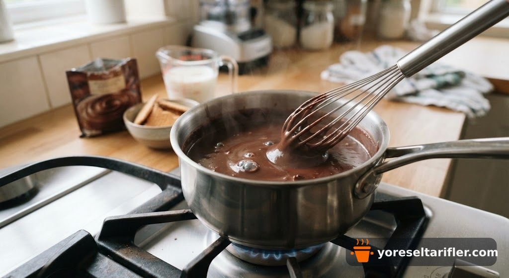 Bisküvili Puding Tarifi — Adım 1
