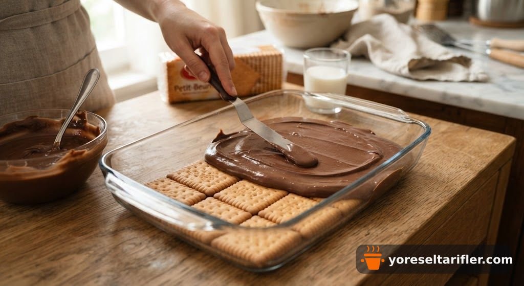 Bisküvili Puding Tarifi — Adım 2
