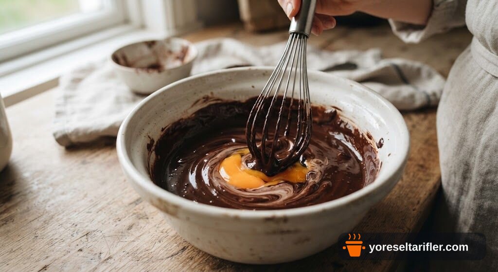 Bitter Çikolatalı Yumuşak Brownie Tarifi — Adım 2