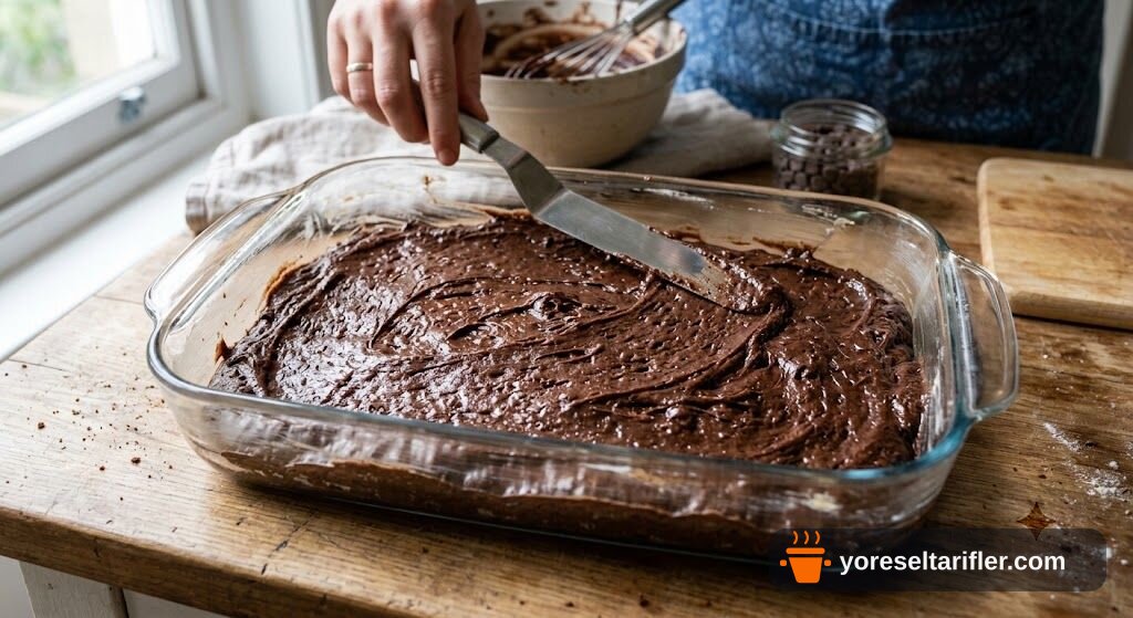 Bitter Çikolatalı Yumuşak Brownie Tarifi — Adım 5