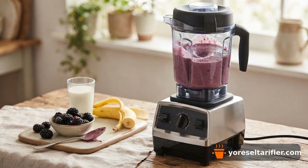 Böğürtlen Muz Smoothie Tarifi — Adım 2
