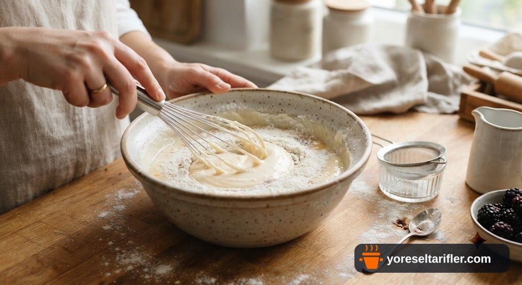Böğürtlen Soslu Yumuşak Kek Tarifi — Adım 2