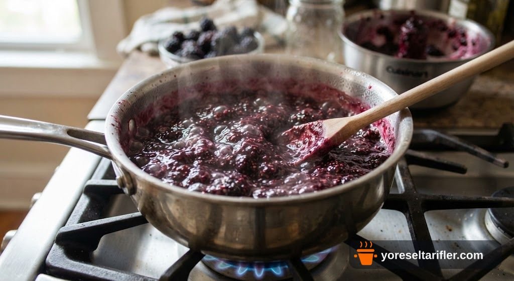 Böğürtlenli Hafif Cheesecake Tarifi — Adım 5