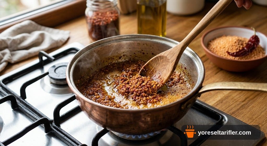 Bol Acılı Tarhana Çorbası Tarifi — Adım 1