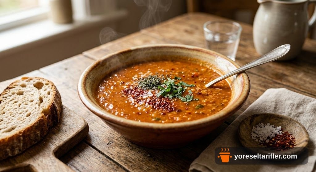 Bol Acılı Tarhana Çorbası Tarifi — Adım 4