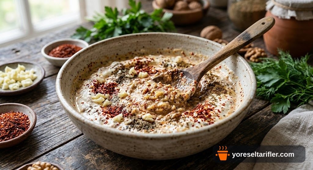 Bol Malzemeli Çerkez Acıkası Tarifi — Adım 2