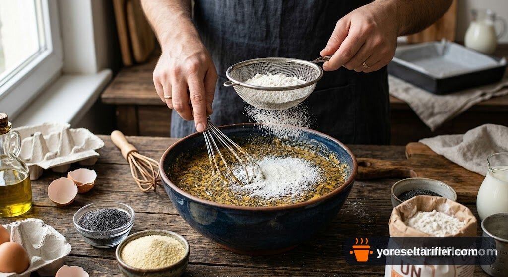 Bol Malzemeli Kremalı Haşhaşlı Revani Tarifi — Adım 3