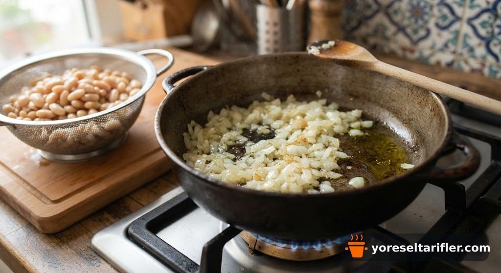 Bol Malzemeli Sucuklu Kuru Fasulye Tarifi — Adım 2
