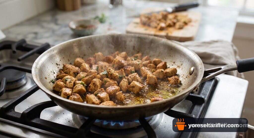Bol Peynirli Tavuklu Quesadilla Tarifi — Adım 1
