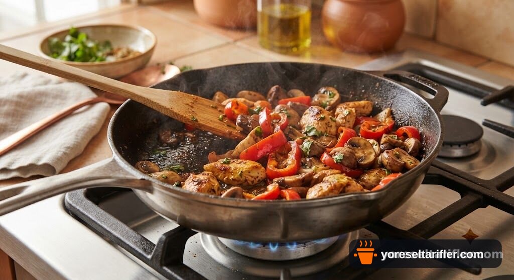 Bol Peynirli Tavuklu Quesadilla Tarifi — Adım 2