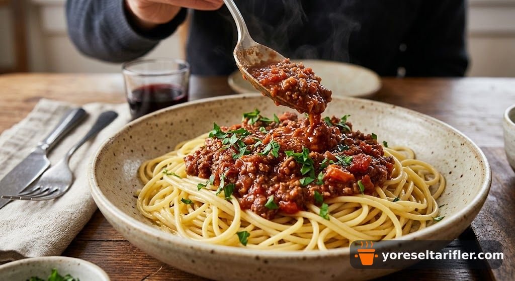 Bolonez Soslu Klasik Makarna Tarifi — Adım 9