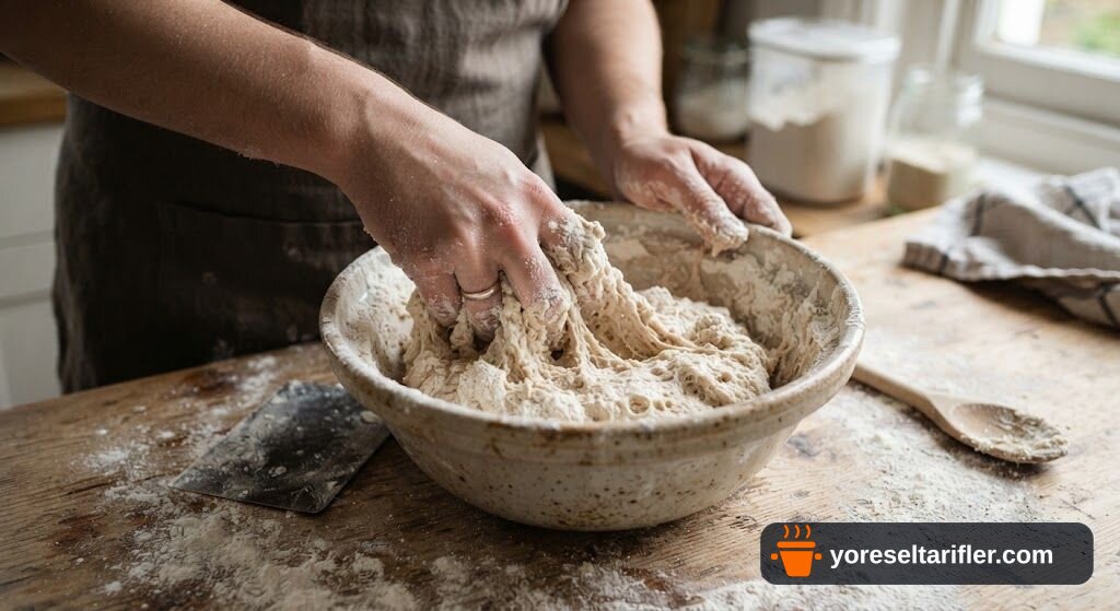 Borcama Soslu Sucuklu Kaşarlı Pizza Tarifi — Adım 1
