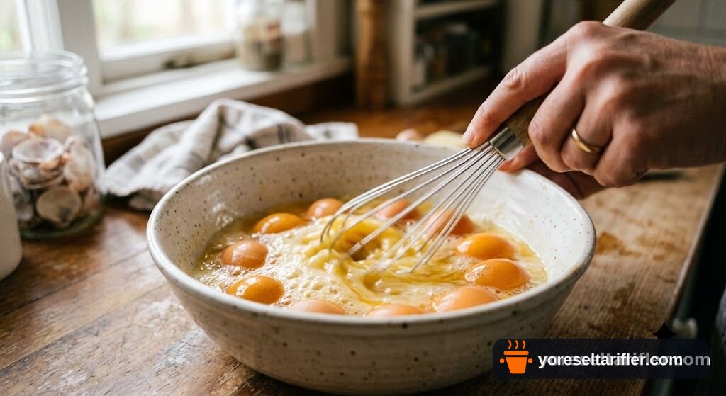 Börek Tadında Omlet Tarifi — Adım 1