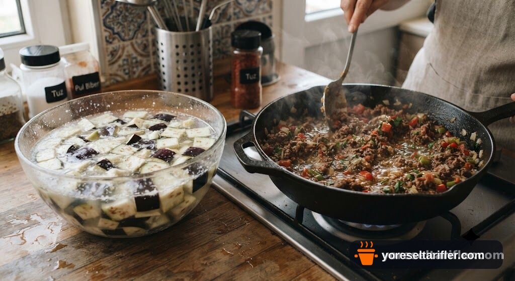 Bostan Patlıcan Kebabı Tarifi — Adım 2