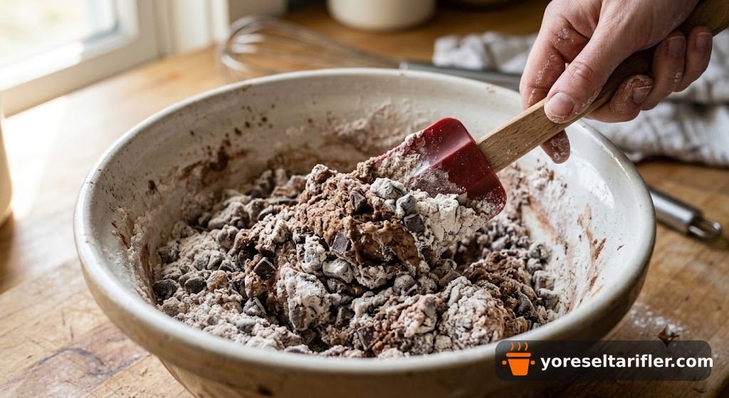 Brownie Tadında Yumuşak Kurabiye Tarifi — Adım 3
