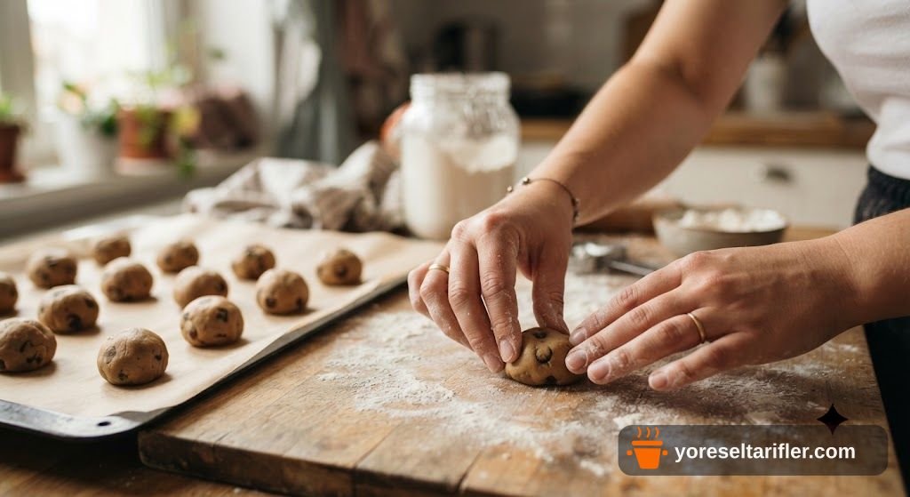 Brownie Tadında Yumuşak Kurabiye Tarifi — Adım 5
