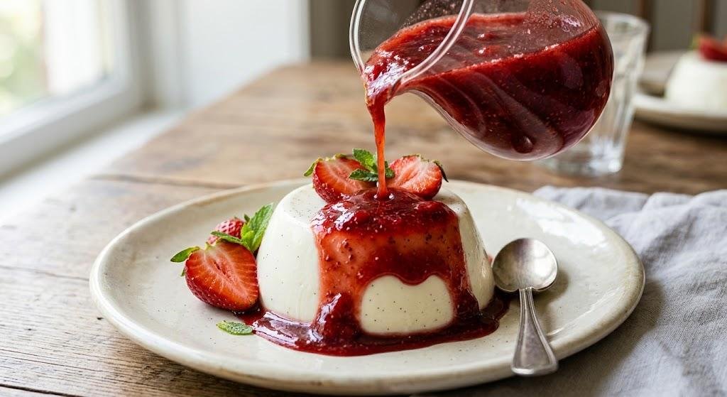 Bulut gibi Şekersiz Panna Cotta Tarifi — Adım 4