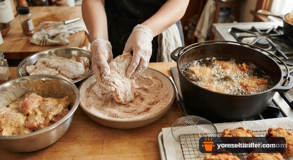 Buttermilk ve Baharatlarla Çıtır Tavuk Tarifi — Adım 4