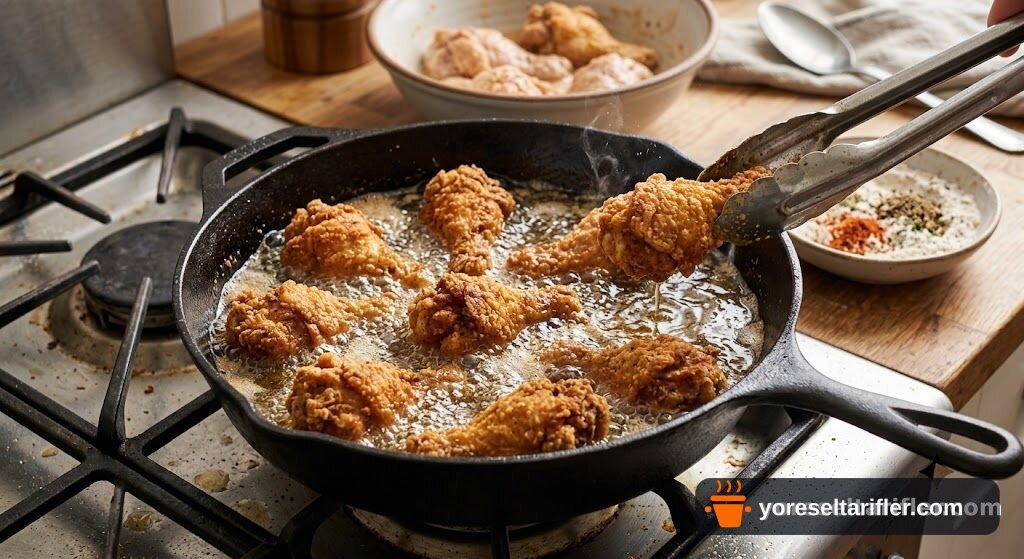 Buttermilk ve Baharatlarla Çıtır Tavuk Tarifi — Adım 6