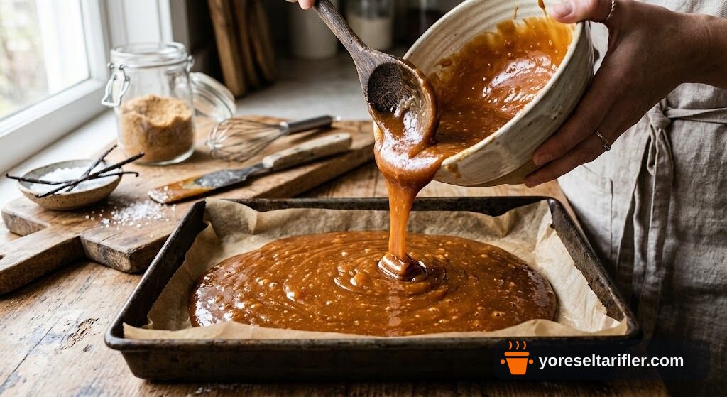 Çatlak Görünümlü Beyaz Çikolatalı Brownie Tarifi — Adım 6