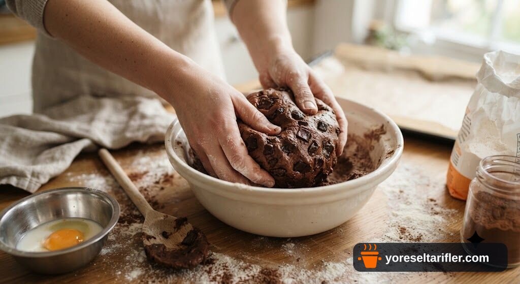 Çatlak İnce Truffle Kurabiye Tarifi — Adım 3