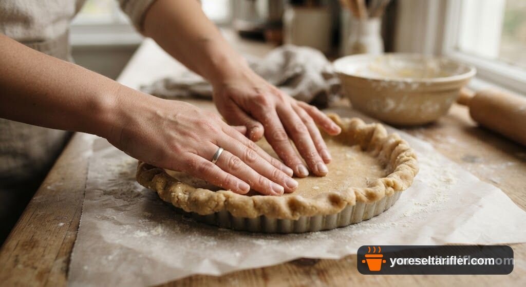 Cennet Elmalı Unsuz Vegan Turta Tarifi — Adım 6