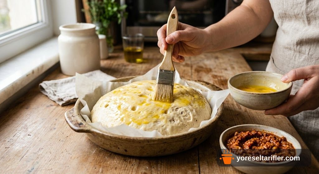 Cevizli Acuka Soslu Mayalı Kahvaltılık Ekmek Tarifi — Adım 12