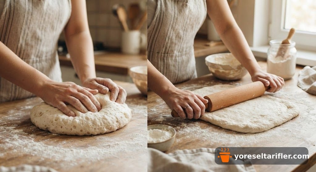 Cevizli Acuka Soslu Mayalı Kahvaltılık Ekmek Tarifi — Adım 7