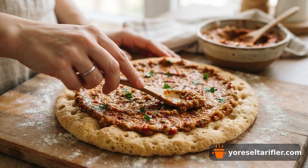 Cevizli Acuka Soslu Mayalı Kahvaltılık Ekmek Tarifi — Adım 8