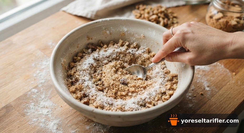 Cevizli Baklava Kurabiye Tarifi — Adım 1