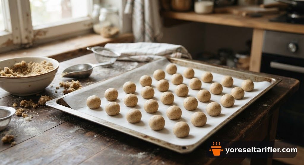 Cevizli Baklava Kurabiye Tarifi — Adım 2