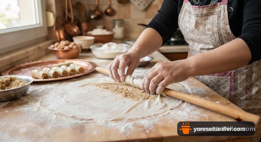 Cevizli Burma Baklava Tarifi — Adım 6