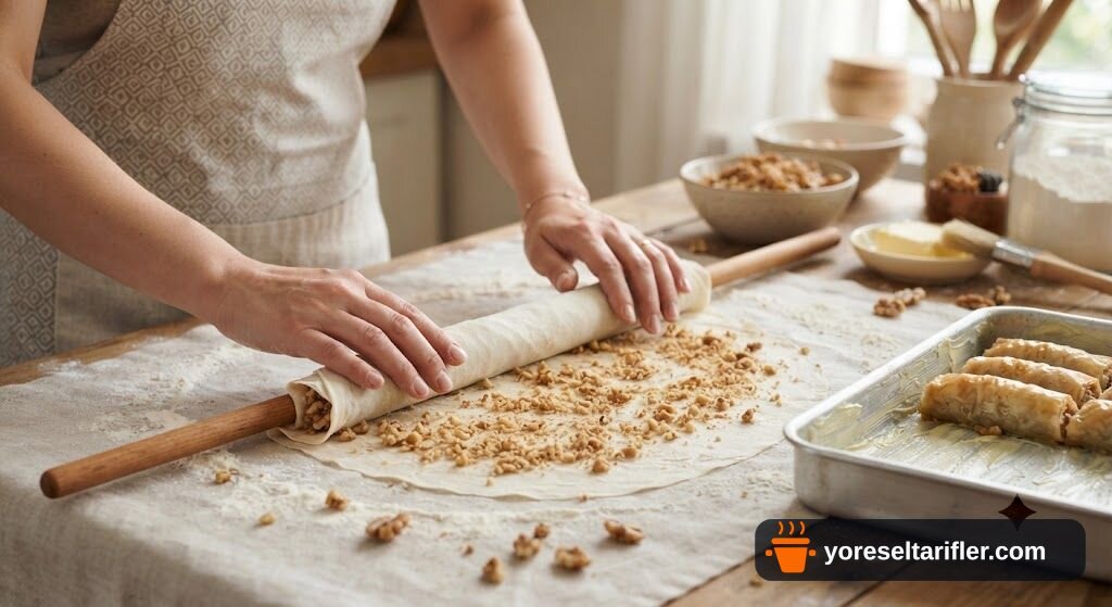 Cevizli Burma Baklava Tarifi — Adım 8