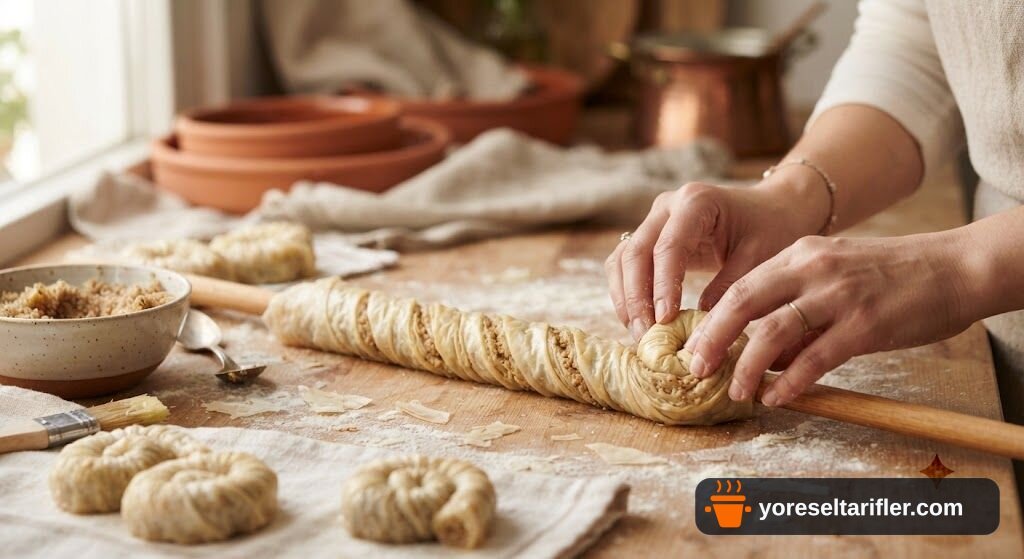 Cevizli Burma Baklava Tarifi — Adım 9