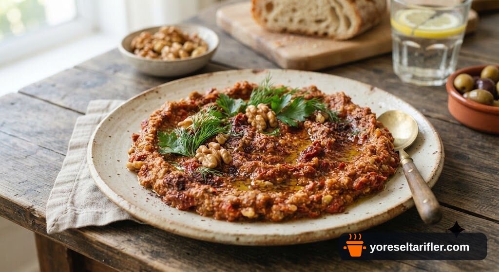 Cevizli Kuru Domates Mezesi Tarifi — Adım 5
