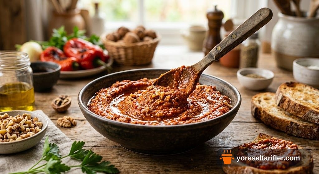 Cevizli ve Peynirli Muhammara Tarifi — Adım 3