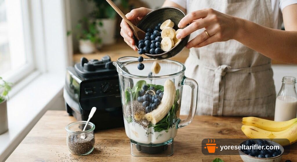 Chialı Smoothie Bowl Kahvaltılık Tarifi — Adım 5