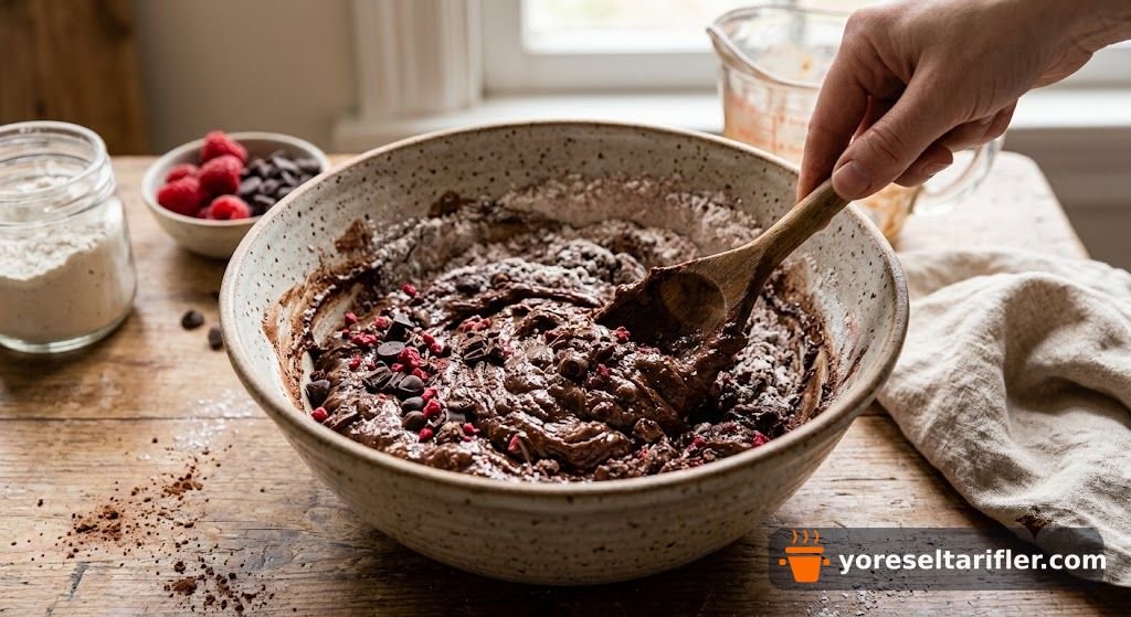 Choco-Berry Cookie Tarifi — Adım 2