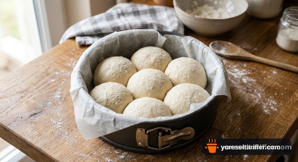 Çiçek Şeklinde Hamur İşi Ekmek Tarifi — Adım 2