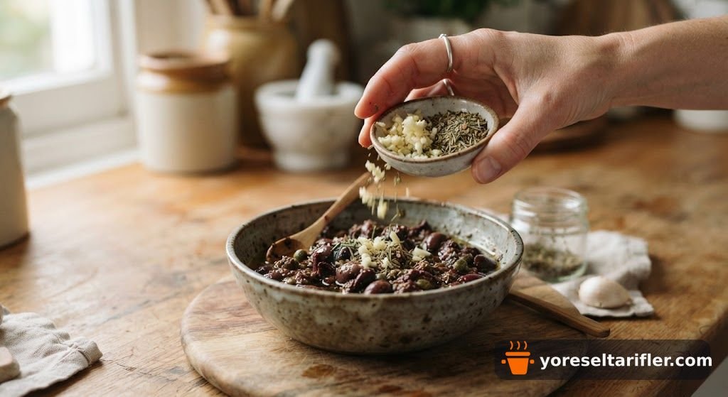 Çiçek Şeklinde Zeytinli Ekmek Tarifi — Adım 10