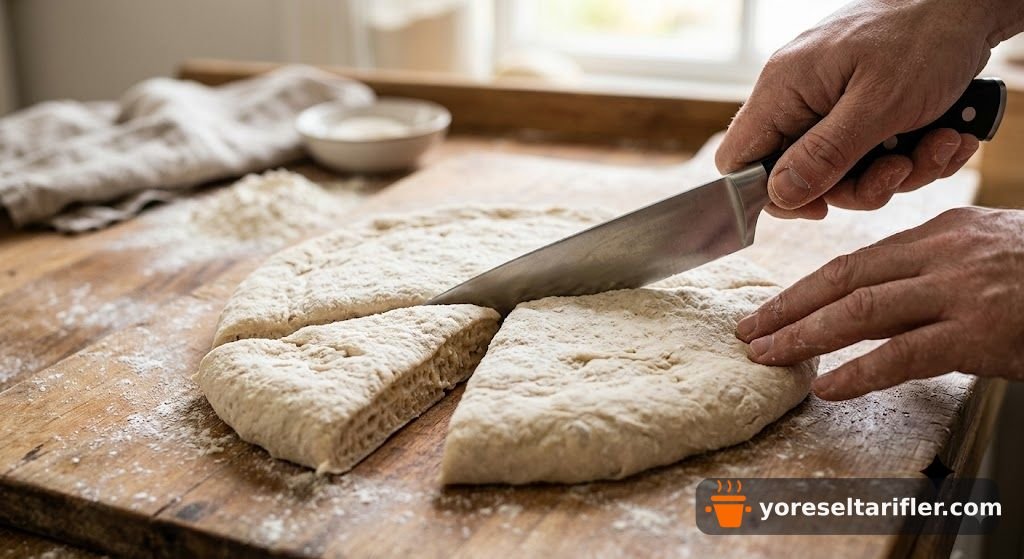 Çiçek Şeklinde Zeytinli Ekmek Tarifi — Adım 13