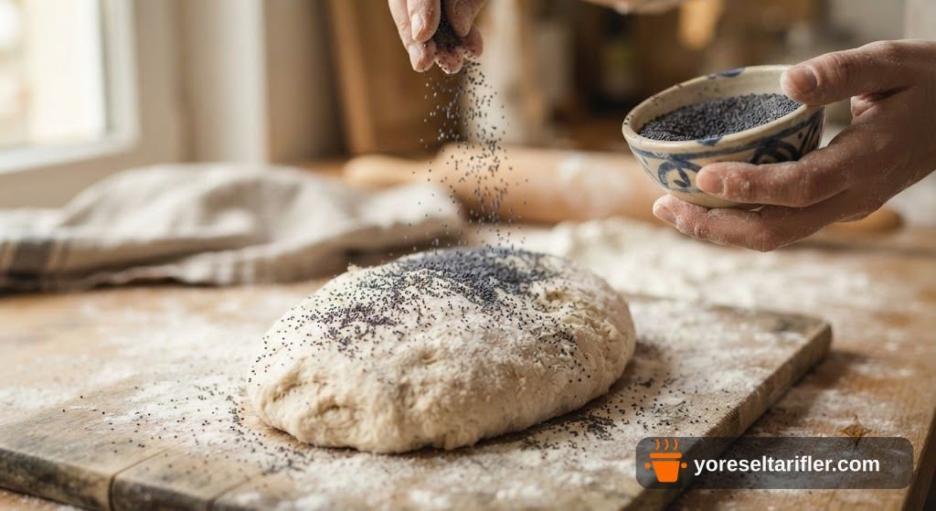 Çiçek Şeklinde Zeytinli Ekmek Tarifi — Adım 18