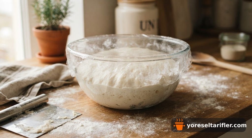 Çiçek Şeklinde Zeytinli Ekmek Tarifi — Adım 6