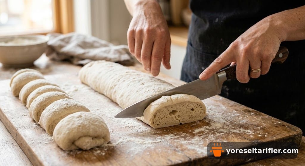 Çiçek Şeklinde Zeytinli Ekmek Tarifi — Adım 8