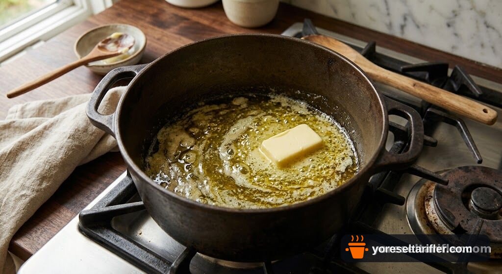 Çiğ Badem Sürprizli Perde Pilavı Tarifi — Adım 5