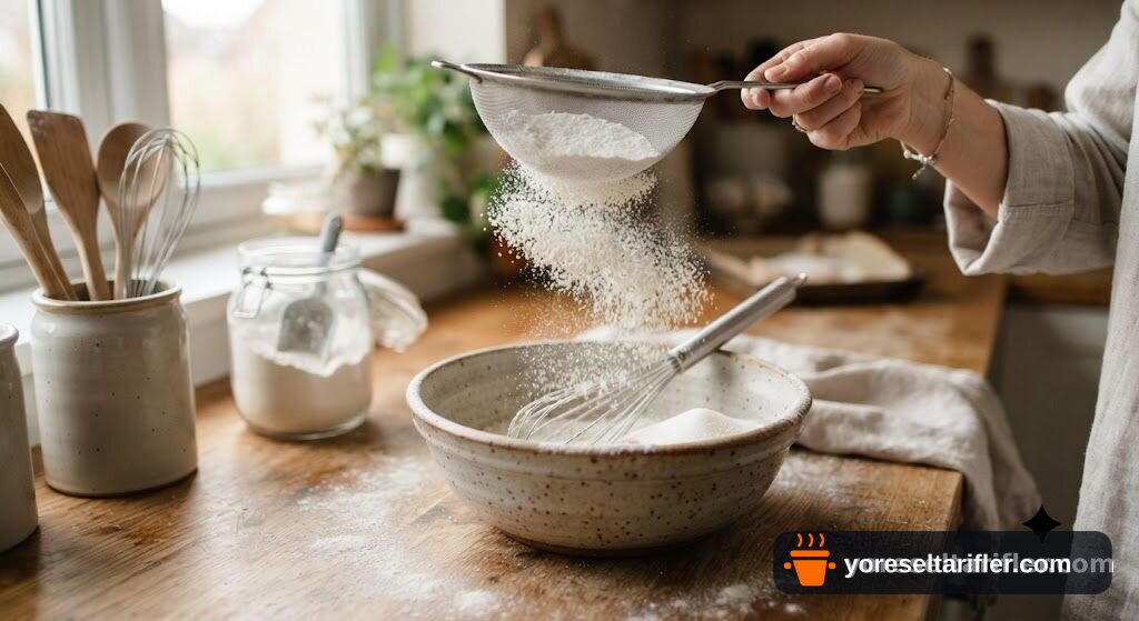 Çikolata ve Tahinle Pişmeyen Kurabiye Tarifi — Adım 2