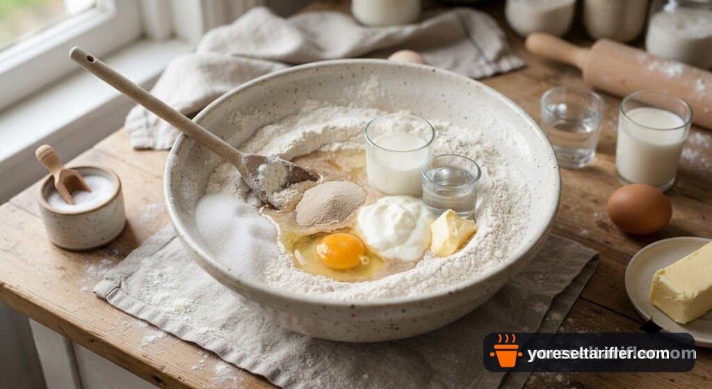 Çikolatalı Berliner Pastası Tarifi — Adım 1