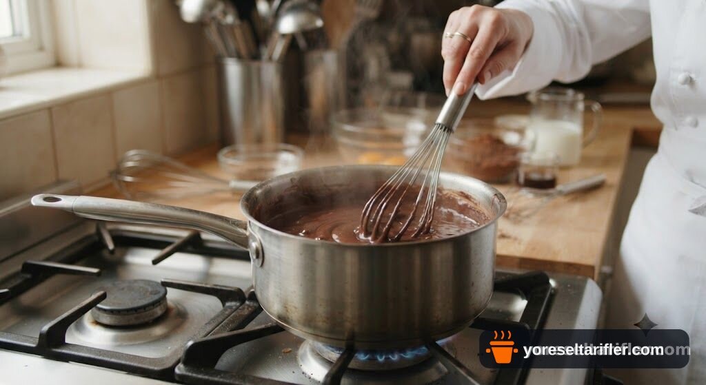Çikolatalı Berliner Pastası Tarifi — Adım 3
